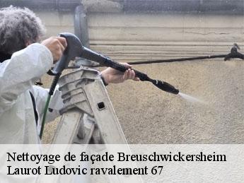 Nettoyage de façade breuschwickersheim-67112 Laurot Ludovic ravalement 67
