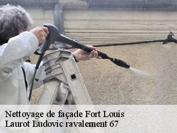 Nettoyage de façade  fort-louis-67480 Laurot Ludovic ravalement 67