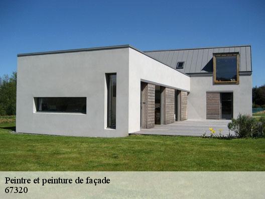 Peintre et peinture de façade 67320