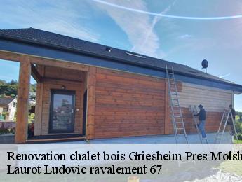 Renovation chalet bois  griesheim-pres-molsheim-67210 Laurot Ludovic ravalement 67