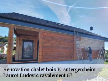 Renovation chalet bois  krautergersheim-67880 Laurot Ludovic ravalement 67