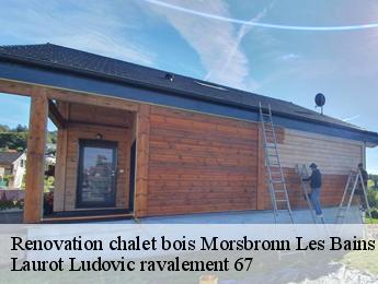 Renovation chalet bois  morsbronn-les-bains-67360 Laurot Ludovic ravalement 67