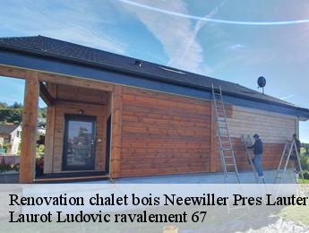 Renovation chalet bois  neewiller-pres-lauterbour-67630 Laurot Ludovic ravalement 67