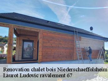 Renovation chalet bois  niederschaeffolsheim-67500 Laurot Ludovic ravalement 67