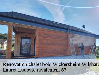 Renovation chalet bois wickersheim-wilshaussen-67270 Laurot Ludovic ravalement 67