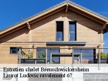 Entretien chalet  breuschwickersheim-67112 Laurot Ludovic ravalement 67